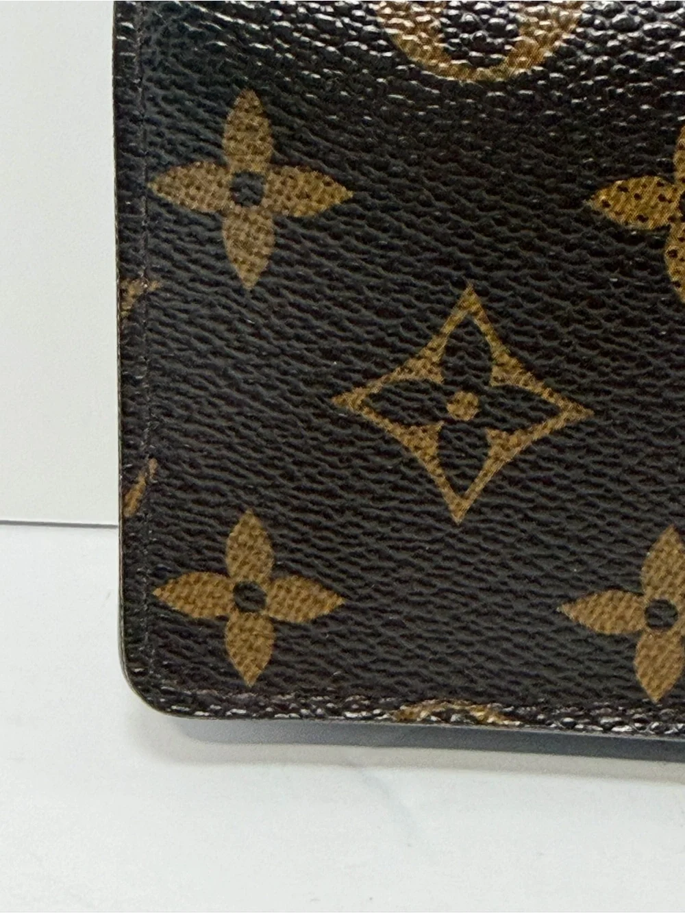 Louis Vuitton Monogram Canvas Long Wallet - Brown and Gold